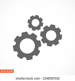 Gear icon. Vector, Eps 10