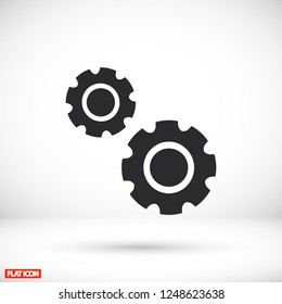 Gear icon. Vector, Eps 10