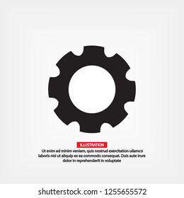 Gear icon. Vector, Eps 10