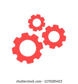 Gear icon. Vector, Eps 10