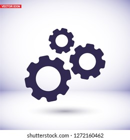 Gear icon. Vector, Eps 10