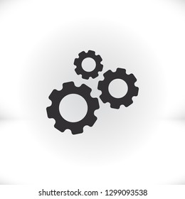 Gear icon. Vector, Eps 10
