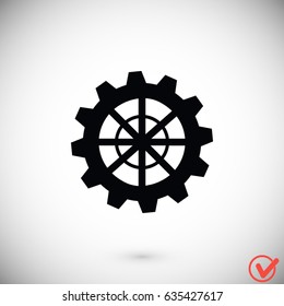 gear icon, Vector EPS 10 illustration style