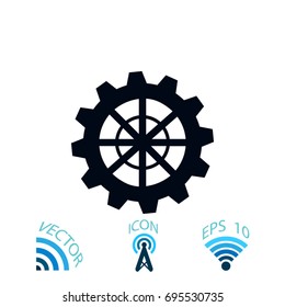 gear icon, Vector EPS 10 illustration style
