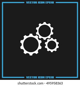gear icon vector eps10