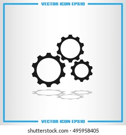 gear icon vector eps10