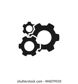 gear icon vector eps10