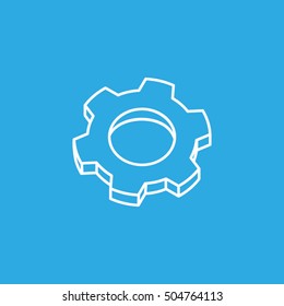 gear icon vector eps10