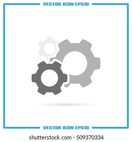 gear icon vector eps10