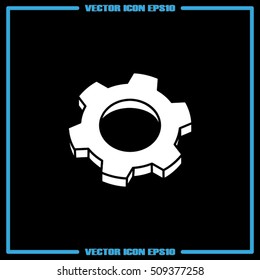 gear icon vector eps10