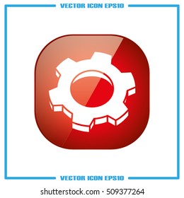 gear icon vector eps10