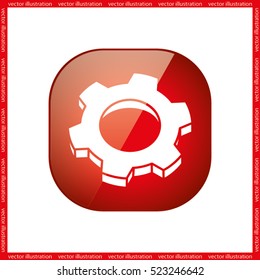 gear icon vector eps10