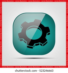 gear icon vector eps10