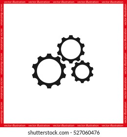 gear icon vector eps10