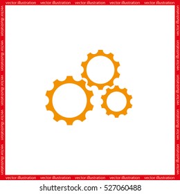 gear icon vector eps10