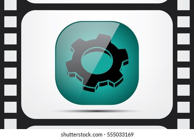 gear icon vector eps10