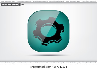 gear icon vector eps10
