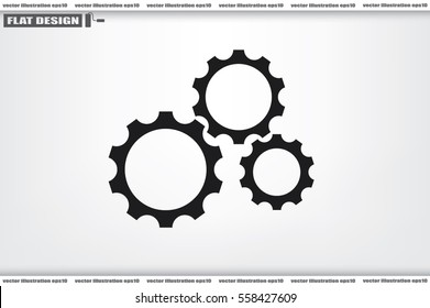 gear icon vector eps10