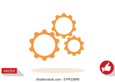 gear icon vector eps10