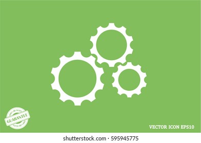 gear icon vector eps10