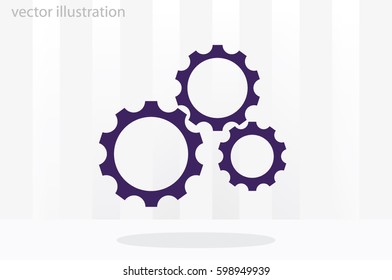 gear icon vector eps10