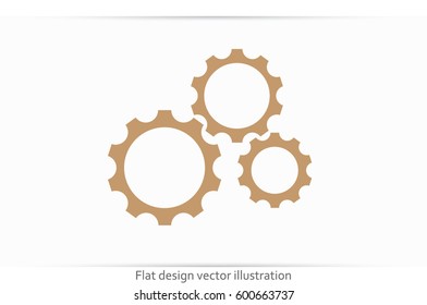 gear icon vector eps10