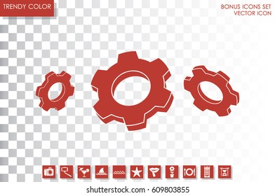 gear icon vector eps10