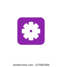 gear icon vector, flat design best vector icon logo design