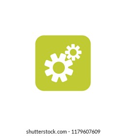 gear icon vector, flat design best vector icon logo design