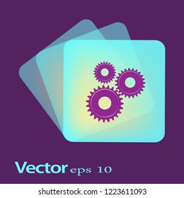 diseño plano vectorial de iconos