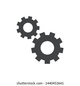 Gear Icon vector flat design