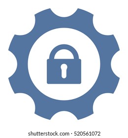 Gear Icon Vector flat design style