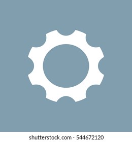 Gear Icon Vector flat design style