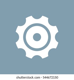 Gear Icon Vector flat design style