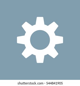 Gear Icon Vector flat design style