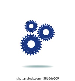 gear Icon vector flat design