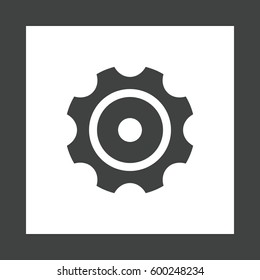 Gear Icon Vector flat design style