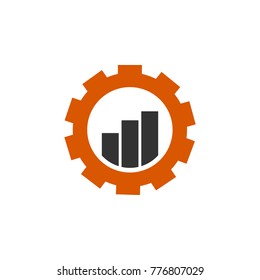 gear Icon vector flat design