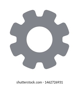 Gear icon vector. flat illustration of Gear. Gear sign symbol