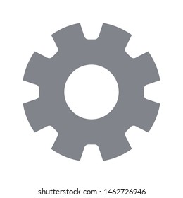 Gear icon vector. flat illustration of Gear. Gear sign symbol