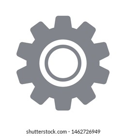 Gear icon vector. flat illustration of Gear. Gear sign symbol