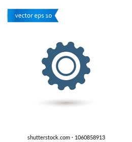 gear. gear icon. gear vector. flat style. sign design vector. sign design. Vector EPS 10