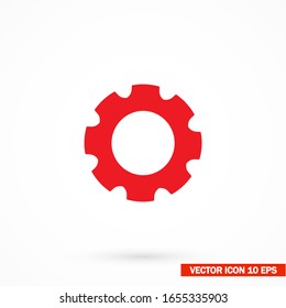 Gear icon. gear. Vector graphics display work style. gear vector graphics. for your site. gear 10 eps