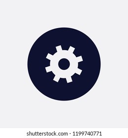 gear icon, vector illustration