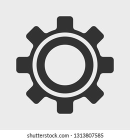 Gear icon. Vector illustration.