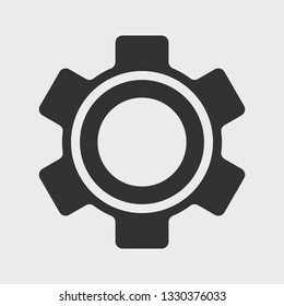 Gear icon. Vector illustration.