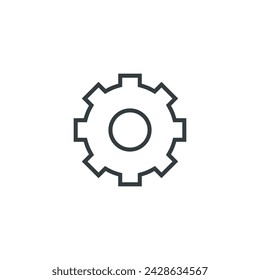 Gear icon, gear vector illustration