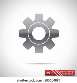 Gear icon  Vector illustration