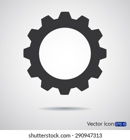 Gear icon Vector.- illustration 