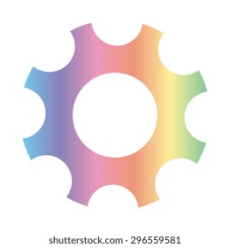 Gear icon Vector illustration 